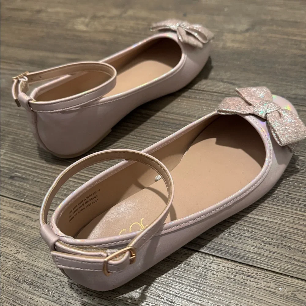 Sugar Girls’ Pearl Pink Ballet Flat Shoes